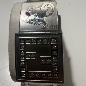 Fendi Orologi Watch. Very rare- squirrel with ruby.